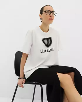 Lilly Bennet Футболка, р. 50, цвет Белый