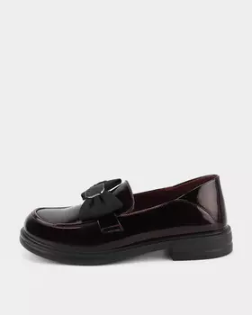 Лоферы из натуральной лакированной кожи