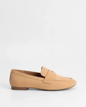 Лоферы, р. 38, цвет Бежевый