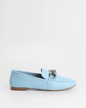 Лоферы, р. 38, цвет Голубой