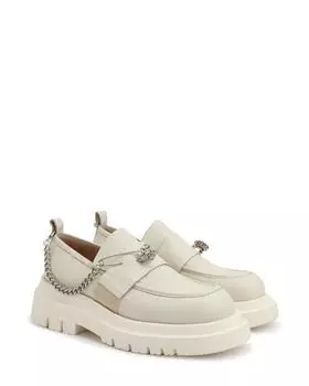 Лоферы, р. 39, цвет Бежевый