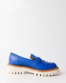 Лоферы, р. 39, цвет Синий