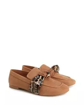 Лоферы, р. 40, цвет Светло-коричневый/черный