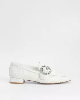 Лоферы, р. 41, цвет Белый