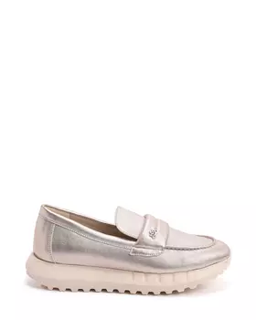 Лоферы, р. 41, цвет Золотой