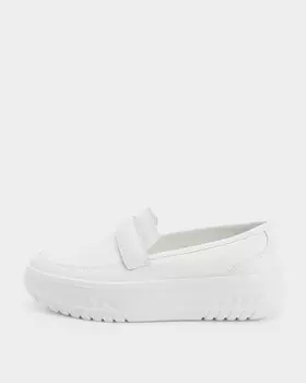 Лоферы увеличенной полноты из натуральной кожи со съемной стелькой High Soft