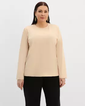 Лонгслив, р. 50, цвет Нюдовый