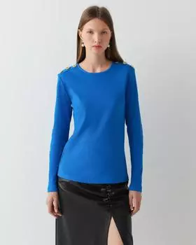 Лонгслив, р. 50, цвет Синий