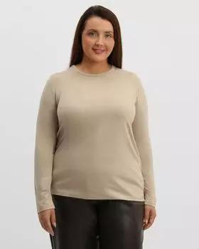 Лонгслив, р. 58, цвет Бежевый