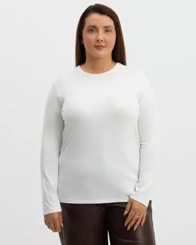 Лонгслив свободного кроя с модалом