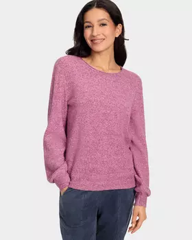 Меланжевый джемпер Henny из мягкого трикотажа на основе вискозы