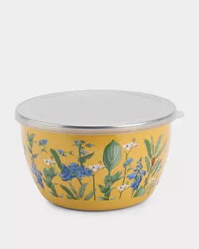 Миска эмалированная с крышкой «Ностальгия»