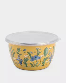 Миска эмалированная с крышкой «Ностальгия»