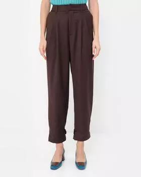 Mitica Luna брюки, р. 52, цвет Коричневый