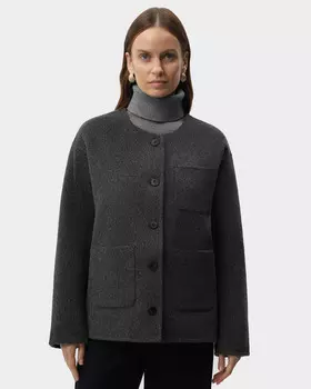 Мягкий блейзер из шерсти с кашемиром