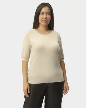 Мягкий пуловер из шелковистой вискозы