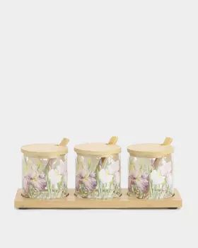 Набор для хранения сыпучих продуктов из десяти предметов