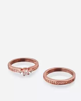 Набор из двух позолоченных колец