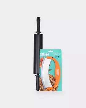 Набор пекаря: скалка и нож для теста