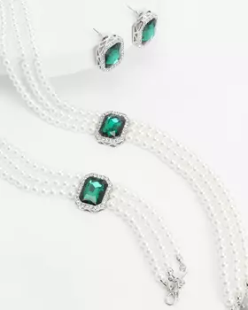 Набор, р. единыйразмер, цвет Зеленый