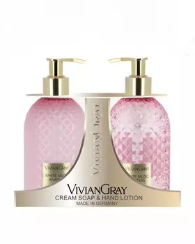 Набор White Musc & Ananas: жидкое мыло для рук и крем для рук, 2х300 мл