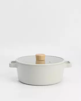 Жаровня со стеклянной крышкой, 2,2 л, 22 см (индукция)