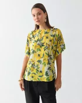 NOMINEE Блузка, р. 46, цвет Желтый