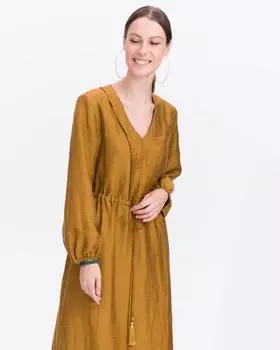 Nominee платье, р. 46, цвет Горчичный
