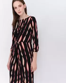 Nominee Платье, р. 56, цвет Черно-бежевый