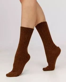 Носки женские, р. 39, цвет Коричневый