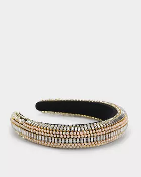 Ободок, украшенный россыпью кристаллов