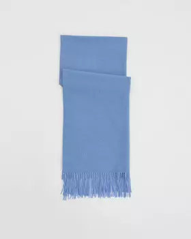 Однотонный палантин из шерсти, кашемира и модала
