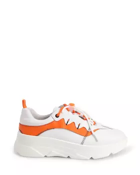 PAIS, Полуботинки, р. 39, цвет Белый/оранжевый