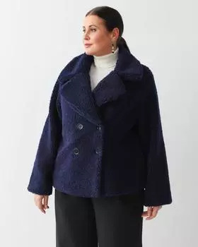 Pais Шуба, р. 46, цвет Темно-синий