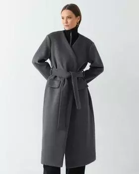 Пальто, р. 46, цвет Серый