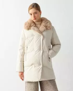 Пальто, р. 50, цвет Бежевый