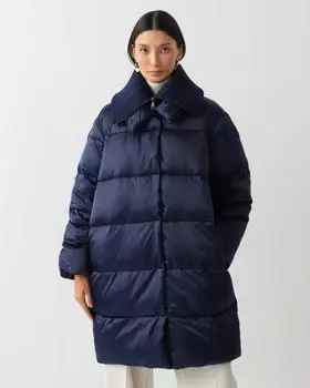 Пальто, р. 50, цвет Темно-синий