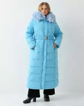 Пальто, р. 54, цвет Голубой