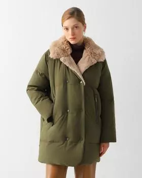 Пальто, р. 54, цвет Хаки