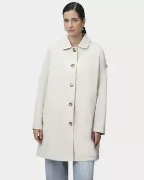 Пальто свободного кроя с застежкой на пуговицы