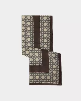 Палантин из шерсти и вискозы