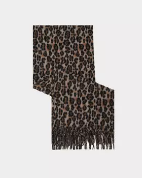 Палантин из шерсти и вискозы