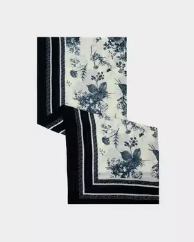 Палантин из шерсти и вискозы