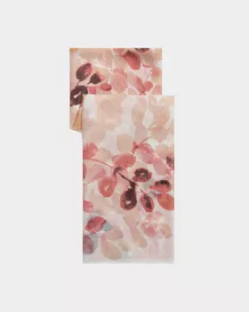 Палантин с акварельным принтом