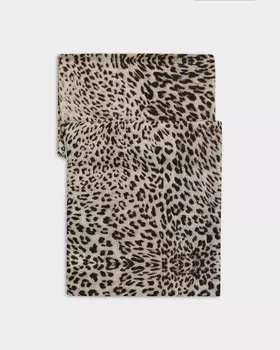 Палантин с леопардовым принтом