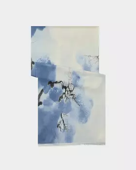 Палантин с шерстью в составе