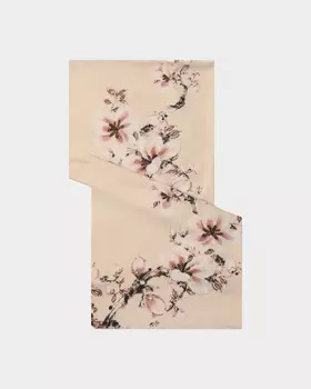 Палантин с шерстью в составе