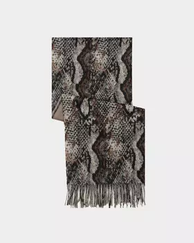 Палантин с шерстью в составе