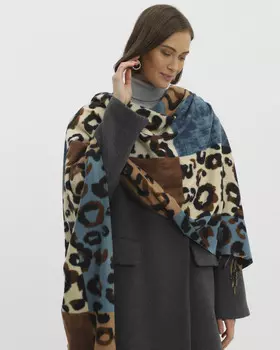 Палантин с шерстью в составе