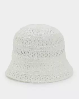 Панама в технике вязания макраме